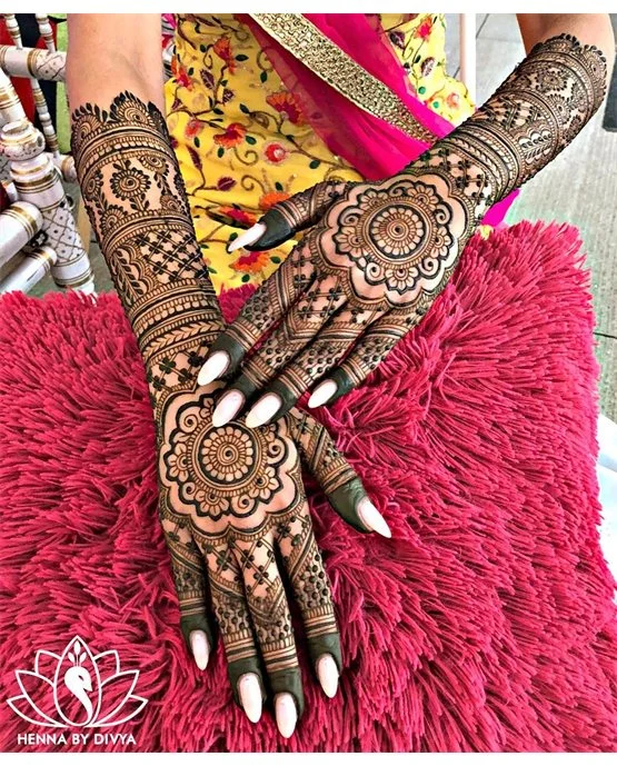 Beautiful Pathway Using Jasmine Stylish Full Hand Mehndi Design Beautiful Pathway Using Jasmine Stylish Full Hand Mehndi Design